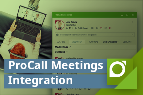 ProCall Enterprise integration ProCall Meetings - header