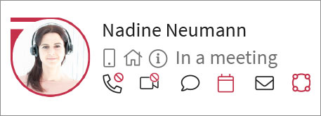 ProCall Meeting integration - show your presence ProCall Meeting integration - show your presence - screenshot