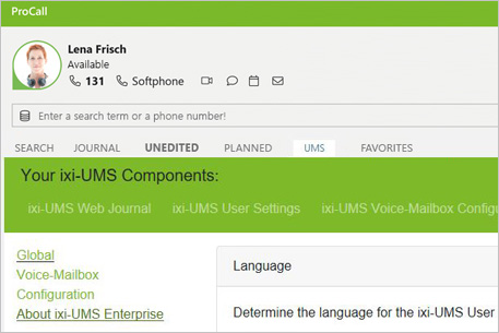 ixi-UMS Enterprise portal - screenshot
